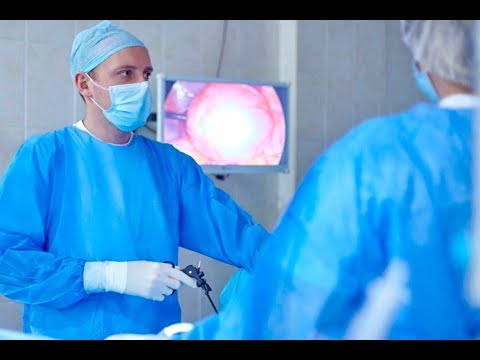 Laparoskopische Hysterektomie bei Riesenmyom
